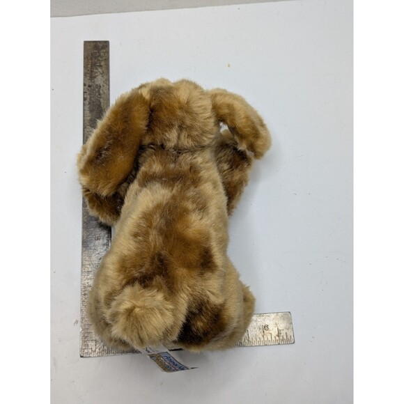 Animal Alley Toys R Us Darby Brown Tan Big Ears Stuffed Plush Puppy Brown 9" - Picture 7 of 7